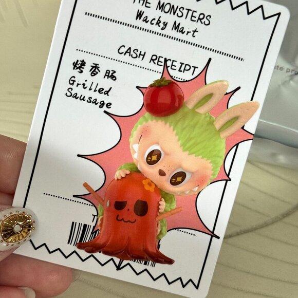 Pop Mart Labubu The Monsters Wacky Mart – “Grilled Sausage” Figure NEW + SEALED - Picture 1 of 9